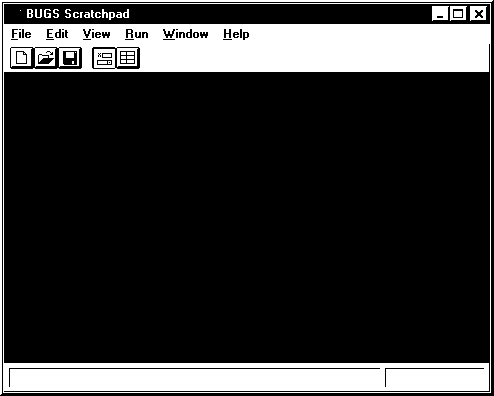 [Main BUGS Scratchpad Window]
