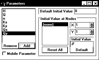 [Initial Parameters Window]