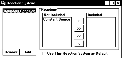 [Reaction Ssytems Window]