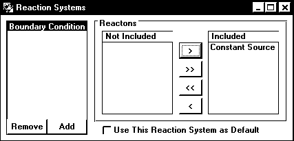 [Reaction Ssytems Window]